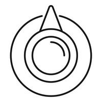 Airplane propeller rotating with motion lines icon showing speed and movement vector