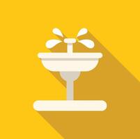 Water fountain providing refreshment in a public space vector