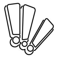 Hand fan accessory creating airflow for cooling down vector
