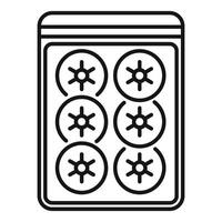 Crypto mining farm generating cryptocurrency using computer server racks vector