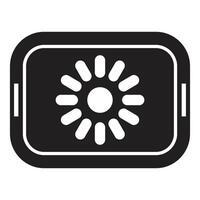 Smartphone loading icon showing progress or system update vector