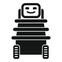 Smart chatbot providing customer support and answering questions vector
