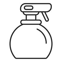 Spray bottle icon representing cleaning and hygiene practices vector