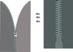 A zipper with a zipper and a zipper with a zipper vector