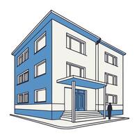 Buildings With Design Should Modern vector