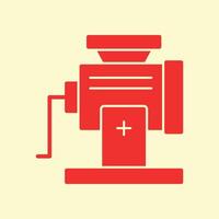 Meat Grinder trendy art beautiful abstract illustration colorful useful design vector