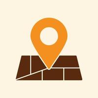 Map trendy creative attractive abstract illustration colorful useful design vector