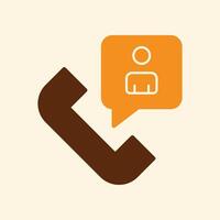 Call trendy creative attractive abstract illustration colorful useful design vector