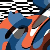 abstract shape background vector