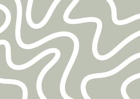 Abstract hand drawn swirly line pattern background vector