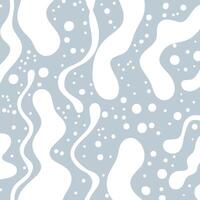 Pastel coloured background with an organic shapes pattern vector