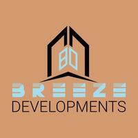 Breeze development simple-minimalist logo design vector