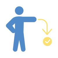 act icon. .Editable stroke.linear style sign for use web design,logo.Symbol illustration. vector