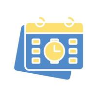 Calendar icon. .Editable stroke.linear style sign for use web design vector