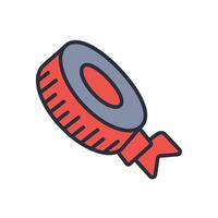 measure icon. .Editable stroke.linear style sign for use. vector