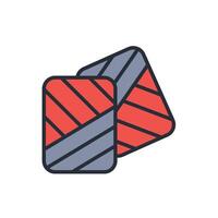 fabric icon. .Editable stroke.linear style sign for use web vector