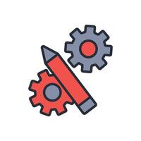 tools icon. .Editable stroke.linear style sign for use web design,logo. vector