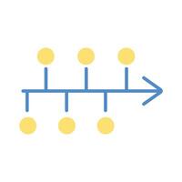 time line icon. .Editable stroke.linear style sign for use web design,logo.Symbol illustration. vector