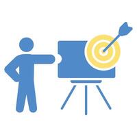 objective icon. .Editable stroke.linear style sign for use web design,logo.Symbol illustration. vector