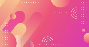 Creative abstract background with gradient color. Red, orange, yellow, purple, and pink gradient background. . Modern geometric background. vector