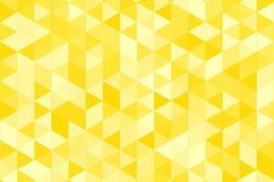 Yellow Geometric Triangle Pattern with Bright Abstract Design and Gradient Shades vector
