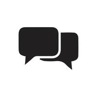 comment icon, Chat icon isolated element. vector