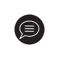 Speech bubble icon set. Message, chat, dialogue icons. Chat bubble, vector
