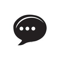 Chat icon. Talk bubble speech sign. Comment icon. Message, vector