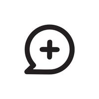 Chat Message Bubbles Icon. Communication icon vector