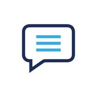 Message, chat, dialogue icons. Chat bubble, talk bubble sign. Speech bubble icon vector
