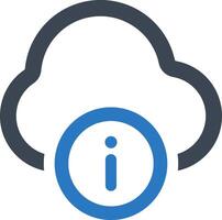 Data information icon vector