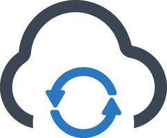Update data icon vector