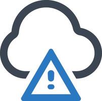 Alert data icon vector
