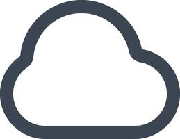 Cloud data icon vector
