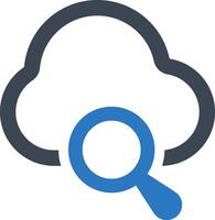 Find data icon vector