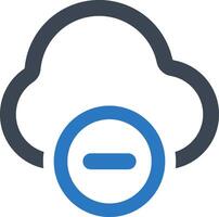 Data delete icon vector