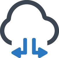 Data share icon vector