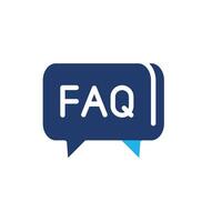 Frequently asked question. Inquiry, feedback, problem colored icon design good for web or mobile app vector