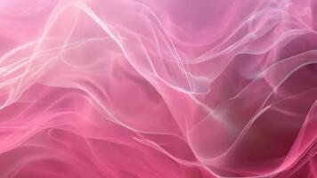 Slow motion of pink and white smoke swirls gracefully in the air, creating an ethereal atmosphere. Abstract background. video