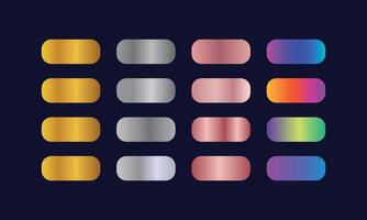 Gradient Color Palette vector