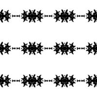 Monochromatic geometric design with seamless transition vector