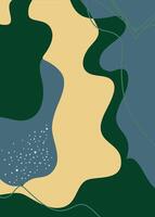 Modern Abstract Camouflage Background with Organic Shapes vector