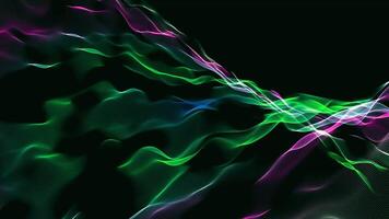 Green Pink color Abstract Background Loopable video