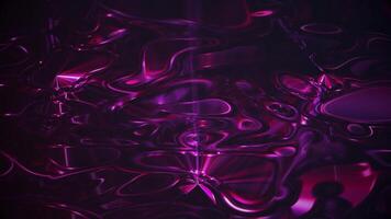 Shiny pink and purple liquid motion light effect abstract background. Glowing light with swirling fluid movement. This trippy psychedelic motion background is full HD. video