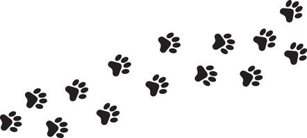 Minimalist Dog Paw Print Design A Perfect Symbol for Pet Lovers vector