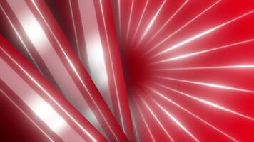 Red color rotating glowing and shiny luxury stripes gradient design loop able luxury background video