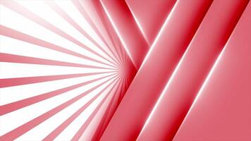 Red color glowing diagonal lines abstract design Loop-able luxury background video