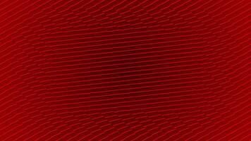 Red color multiple parallel lines moving abstract pattern modern design loop able dark geometrical background for presentation purpose video