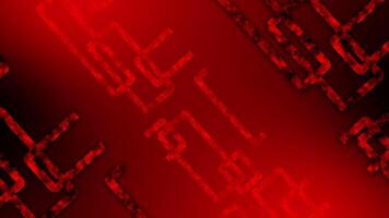 Red color abstract pattern gradient design geometrical background video