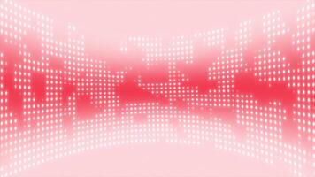 red color circular dots big data hi-tech design Loop-able technology background video